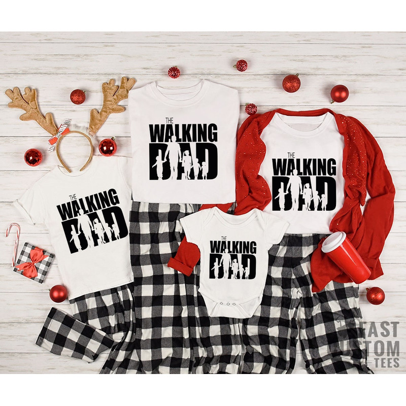 Dad T Shirt, Fathers Day Gift, The Walking Dad Shirt, Gifts For Dad, Family Shirt, Father's Day T Shirt, Funny Dad Shirt, Father and Son - 2.jpg