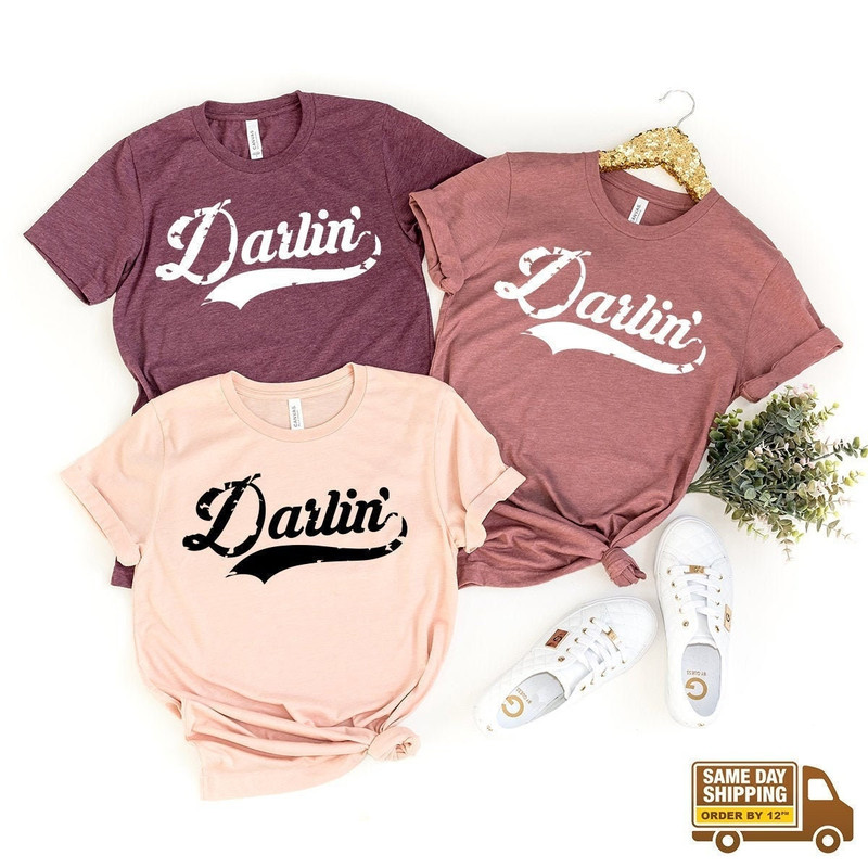 Darlin Shirt, Darlin' T-Shirt, Southern Shirt, Southern Tee, Western Shirt, Darlin' Graphic Tee, Country Music Shirt, Concert Shirt - 1.jpg