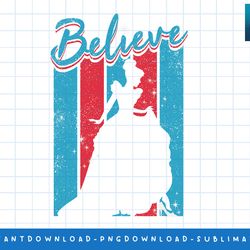disney princess cinderella believe red white & blue png, sublimate, digital print
