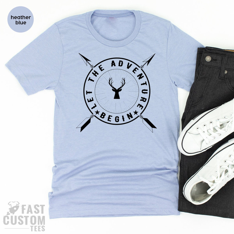 Deer Hunting Shirt, Cool Hunters Shirt, Bow Hunting Shirt, Camping Shirt, Adventure Begin Hoodies, Fathers Day Shirt, Hunters Dad Gift - 6.jpg