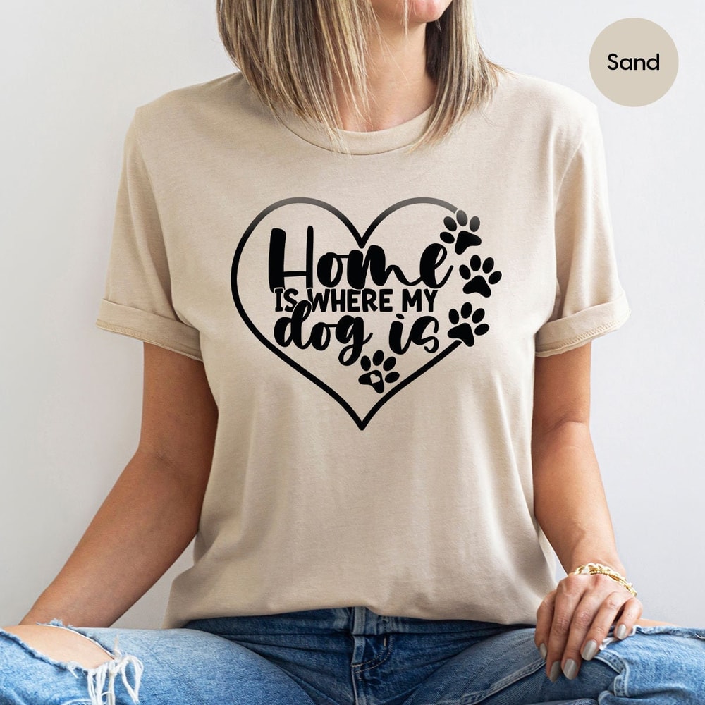 Dog Mom T-Shirt, Gifts for Dog Mom, Valentines Day Dog Sweatshirt, Dog Owner Outfit, Paw Graphic Tees, Dog Dad Gifts, Valentines Day Gift - 1.jpg
