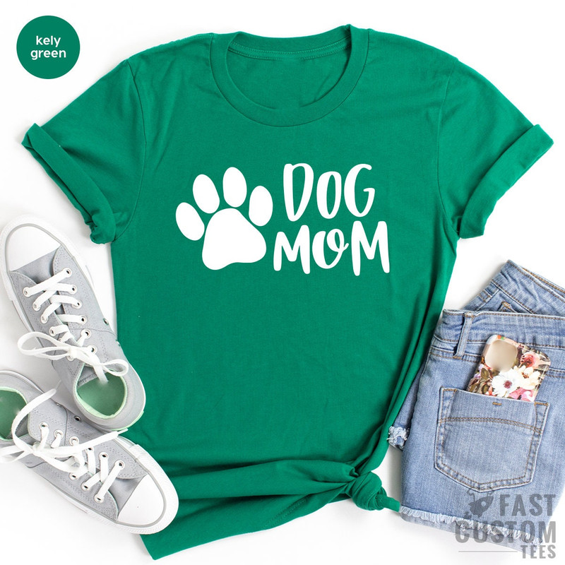 Dog Moms T-Shirt, Pet Lover T Shirt, Best Dog Mama Tshirt, Animal Adoption Shirt, Shirt For Women, Cute Paw Shirt, Dog Owner Gift, Wife Gift - 4.jpg