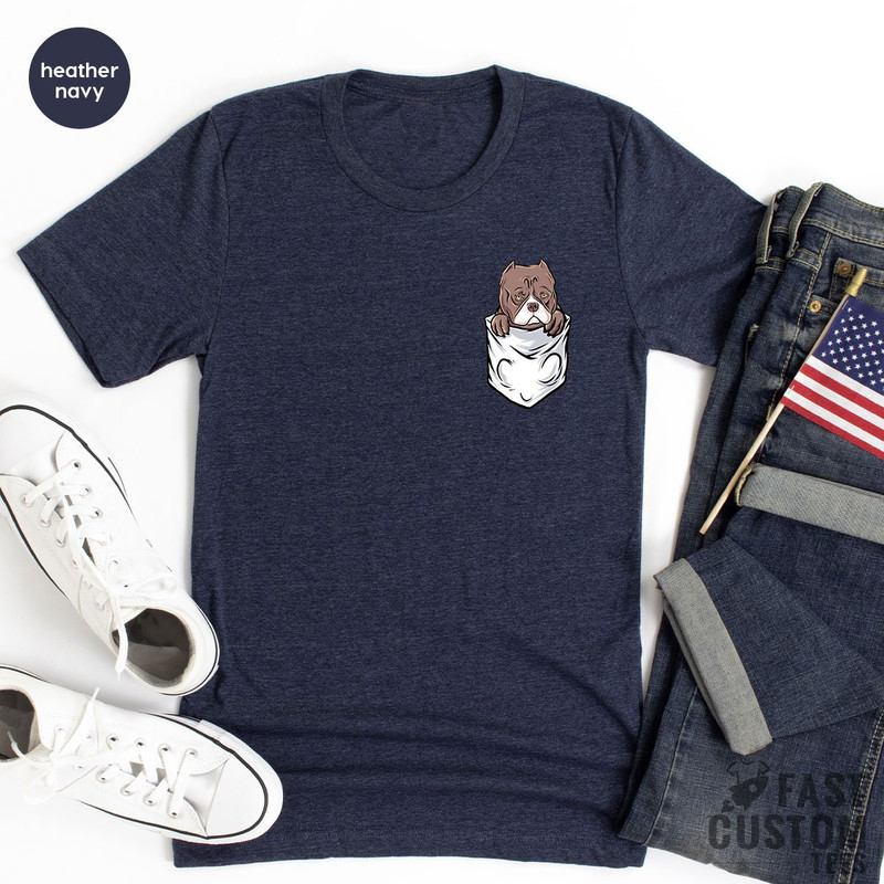 Dog Pocket Shirt, Animal Lover Shirt, Cute Dog Kids Shirt, Dog Toddler Shirt, Dog Birthday Gift, Women's Dog Shirt, Dog Lover Gift - 7.jpg