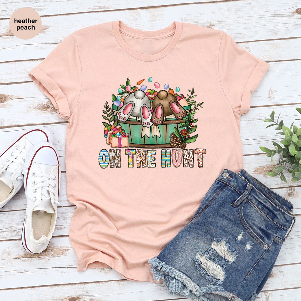 Easter Bunny Graphic Tees, Easter Gifts, Gifts for Her, Easter Day Shirts, Kids Easter Day Shirt, Easter Eggs Crewneck Sweatshirt - 4.jpg