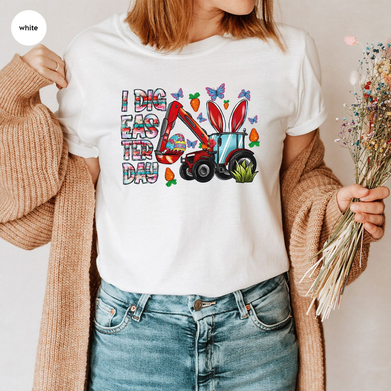 Easter Day Outfit, Happy Easter Crewneck Sweatshirt, Kids Easter T-Shirt, Easter Eggs Shirt, Easter Gift, Gifts for Him, Easter Graphic Tees - 2.jpg