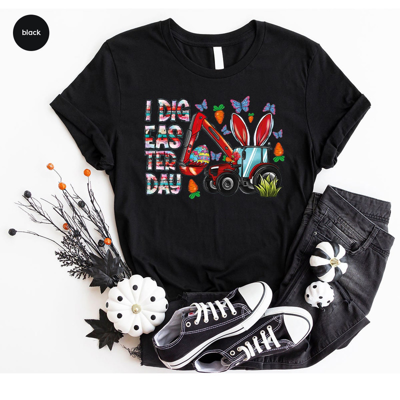 Easter Day Outfit, Happy Easter Crewneck Sweatshirt, Kids Easter T-Shirt, Easter Eggs Shirt, Easter Gift, Gifts for Him, Easter Graphic Tees - 6.jpg