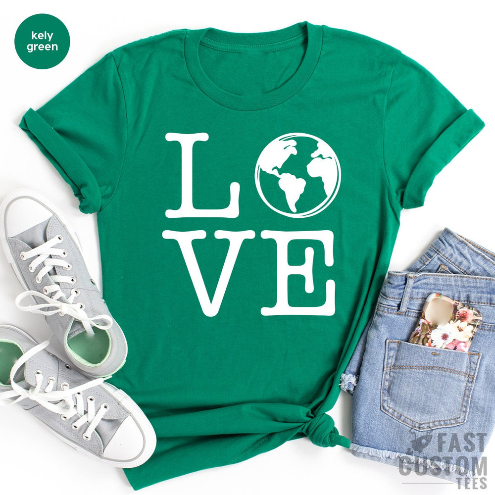 Environment T-Shirt, Earth Days Shirt, Recycling Shirt, Cool Activist Gift, Love Nature Shirt, Earth Graphic Tees - 2.jpg