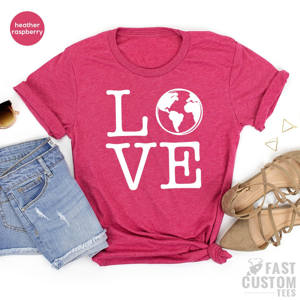Environment T-Shirt, Earth Days Shirt, Recycling Shirt, Cool Activist Gift, Love Nature Shirt, Earth Graphic Tees - 5.jpg