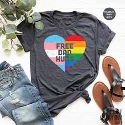 fathers day gift, protect trans kids shirt, free dad hugs shirt, lgbtq shirt, trans shirt, lesbian shirt, lgbt shirt, bi