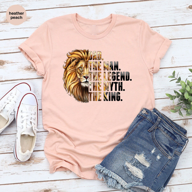 Fathers Day Shirt, Cool Dad Outfit, Fathers Day Gifts, Lion Graphic Tees, Gifts for Dad, Grandpa Shirts, Grandpa Gifts, Gift from Kids - 4.jpg