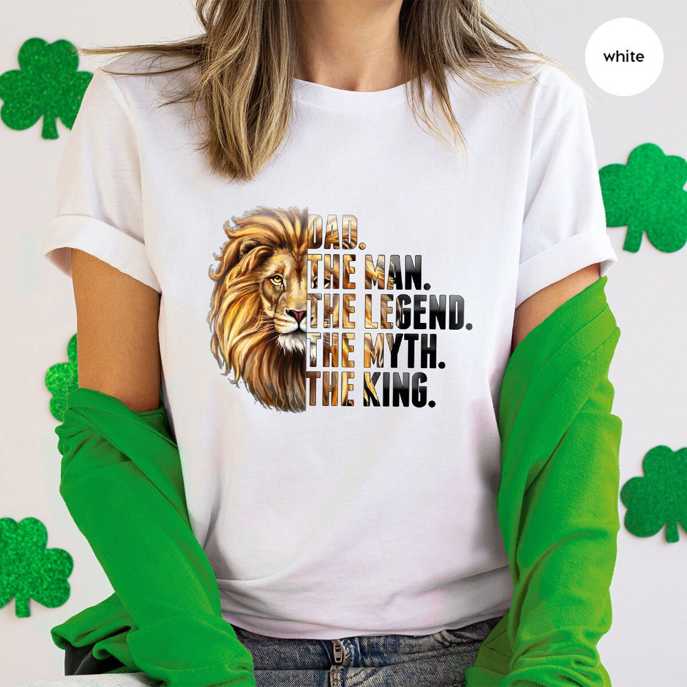 Fathers Day Shirt, Cool Dad Outfit, Fathers Day Gifts, Lion Graphic Tees, Gifts for Dad, Grandpa Shirts, Grandpa Gifts, Gift from Kids - 7.jpg