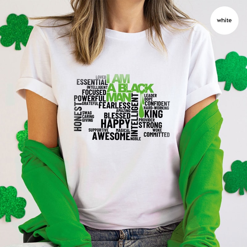 Fathers Day Shirt, Fathers Day Gifts, Black History Month TShirt, Gifts for Papa, Gift from Kids, Dad Birthday Gifts, I Am A Black Man Tee - 6.jpg