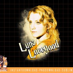 harry potter luna lovegood closeup png, sublimate, digital download