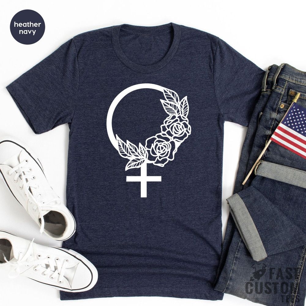 Feminist TShirt, Feminism T Shirt, Womens Day Shirt, Female Symbol T-Shirt, 8 March Shirt, Female Symbol Tee, Feminist Gift For Women - 8.jpg