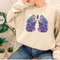 Floral Cystic Fibrosis Shirt, Cystic Fibrosis Gift, Lung Graphic Tees, Invisible Illness Tees, Gift for Her, Cystic Fibrosis Survivor Outfit - 7.jpg