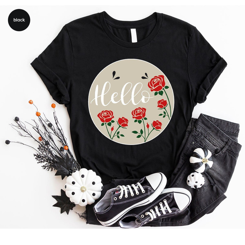 Floral Easter Shirts, Easter Crewneck Sweatshirt, Mom T Shirt, Easter Gifts, Gift for Women, Cute Shirts for Women, Floral Womens Clothing - 1.jpg