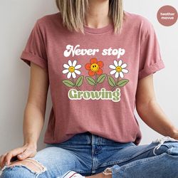 floral graphic tees, mothers day gift, flower shirt, mom gift, plant shirt, gift for mom, mothers day shirt, mom t-shirt