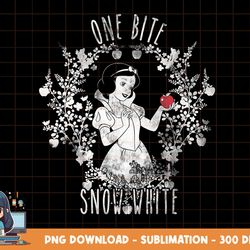 disney snow white one bite red apple portrait png, sublimation, digital print