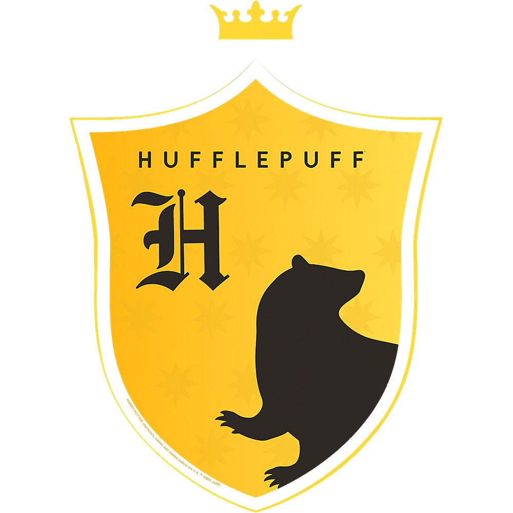Harry Potter Hufflepuff  H  Shield Crest T-Shirt.png