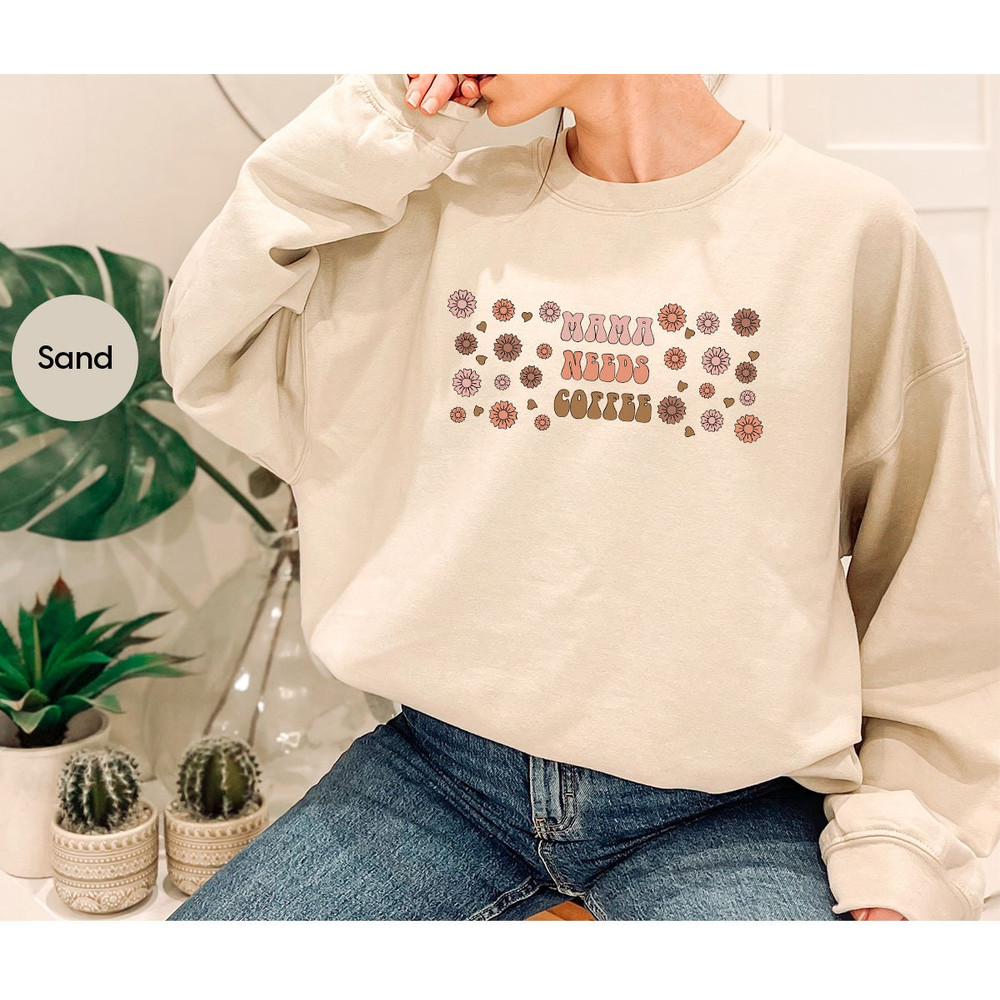 Floral Mom Shirt, Coffee Mama TShirt, Mothers Day Gift, Mama Needs Coffee T-Shirt, Coffee Gifts, Mother Gift, Mothers Day Shirt, Mom Gifts - 7.jpg