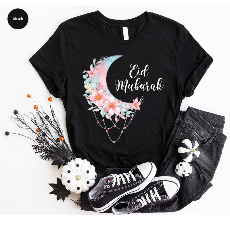 Floral Ramadan Shirts, Aesthetic Muslim Clothing, Ramadan Gifts, Eid Mubarak TShirts, Shirts for Women, Gifts for Muslim, Fasting Sweatshirt - 6.jpg