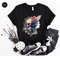 Floral Skull T-Shirt, Boho Outfit, Wild Flowers Shirt, Womens Vneck TShirt, Graphic Tees for Women, Gift for Her, Spring Clothing - 1.jpg