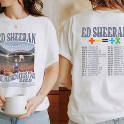 ed sheeran the mathematics tour 2023 shirt