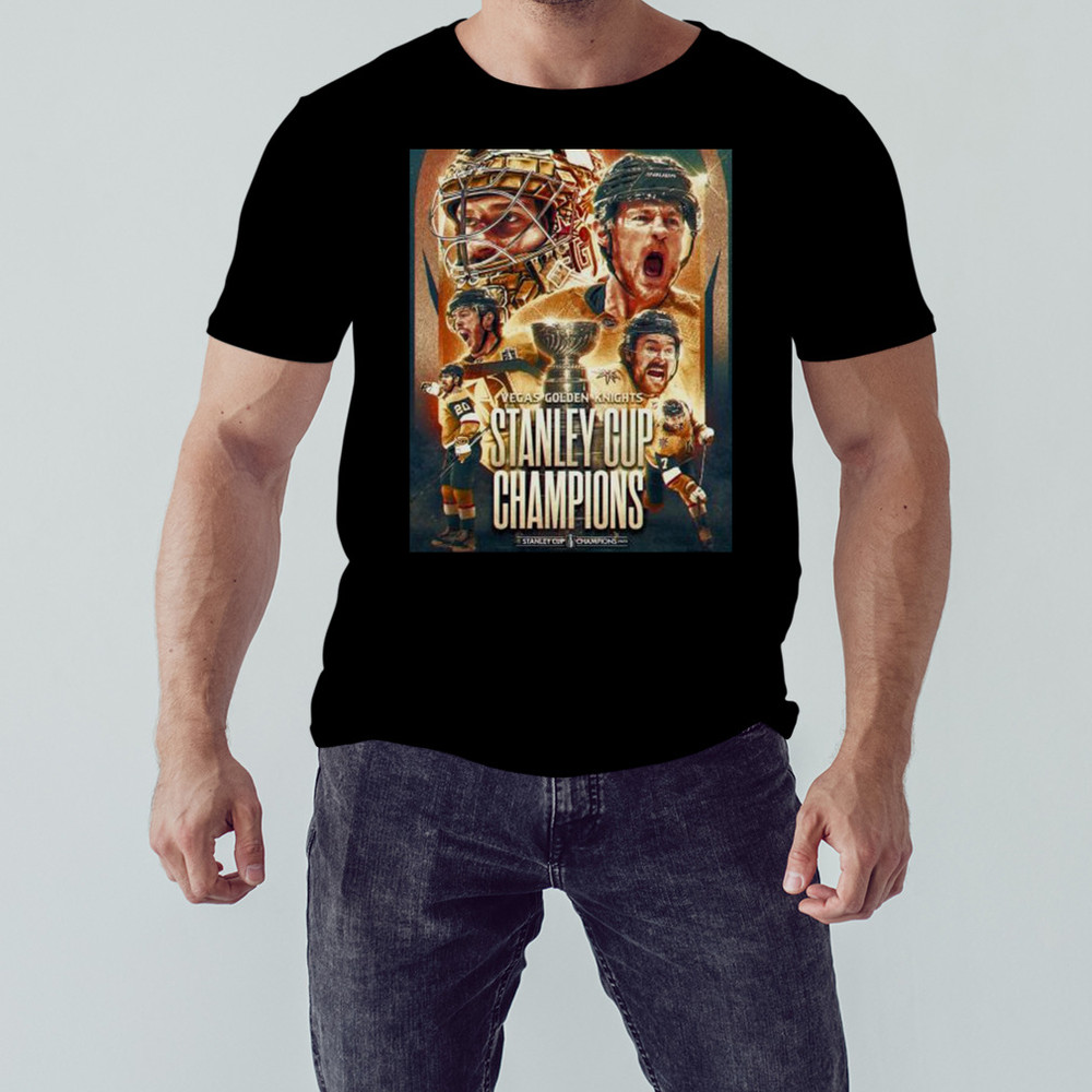 Vegas Golden Knights Team Hockey 2023 Stanley Cup Champions Shirt, Unisex Clothing, Shirt For Men Women, Graphic Design