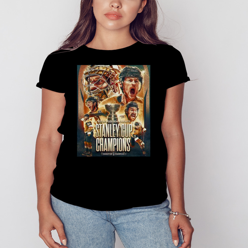 Vegas Golden Knights Team Hockey 2023 Stanley Cup Champions Shirt, Unisex Clothing, Shirt For Men Women, Graphic Design
