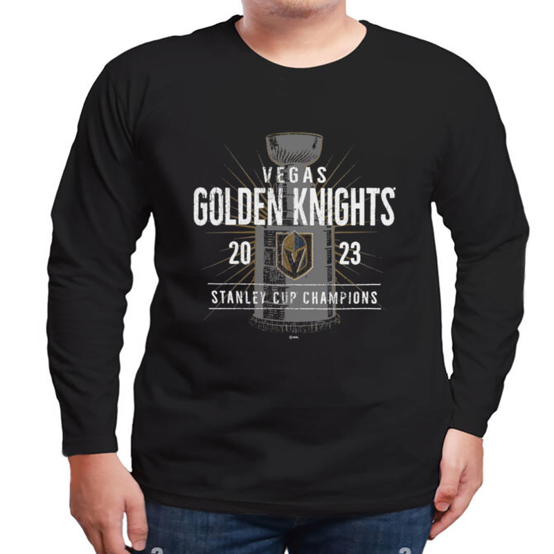 Vegas Golden Knights Stanley Cup Champions Trophy 2023 Shirt, Unisex Clothing, Shirt For Men Women, Graphic Design