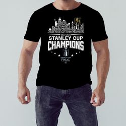 vegas golden knights players names city skyline 2023 stanley cup champions shirt, shirt for men women, graphic design