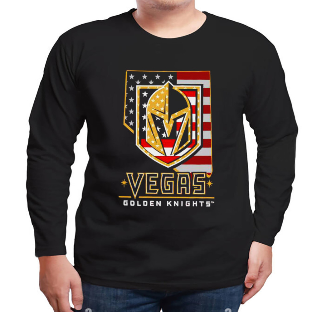 Vegas Golden Knights American Flag 4th of July Shirt, Unisex Clothing, Shirt For Men Women, Graphic Design, Unisex Shirt
