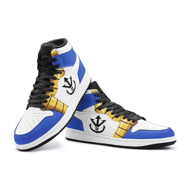 Vegeta Dragon Ball Z JD1 Shoes, Vegeta Dragon Ball Z Jordan 1 Shoes, Vegeta Dragon Ball Z Shoes, Vegeta Sneaker