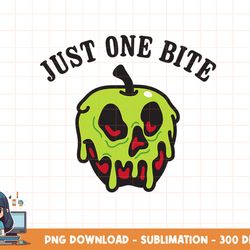 disney snow white poison apple just one bite png, sublimation, digital print