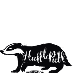 harry potter hufflepuff badger logo t-shirt