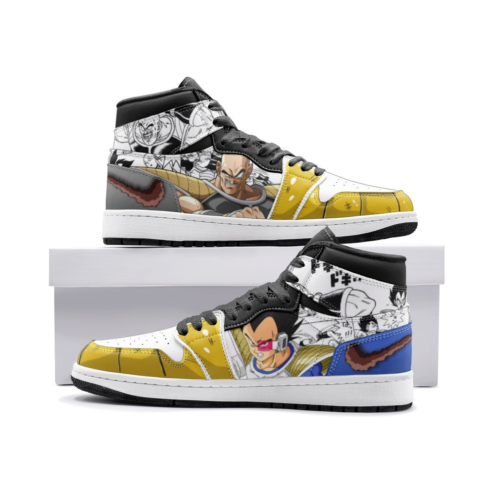 Vegeta and Nappa Dragon Ball Z JD1 Shoes, Vegeta and Nappa Dragon Ball Z Jordan 1 Shoes, Vegeta and Nappa Shoes