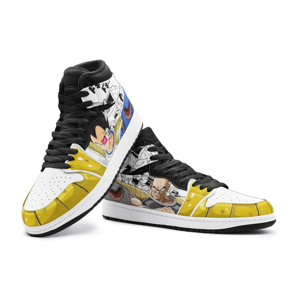Vegeta and Nappa Dragon Ball Z JD1 Shoes, Vegeta and Nappa Dragon Ball Z Jordan 1 Shoes, Vegeta and Nappa Shoes