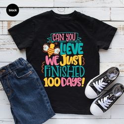 funny kids shirts, 100 days of school shirts, cute kids school clothing, 100 days celebration outfit, teacher tshirts, 1