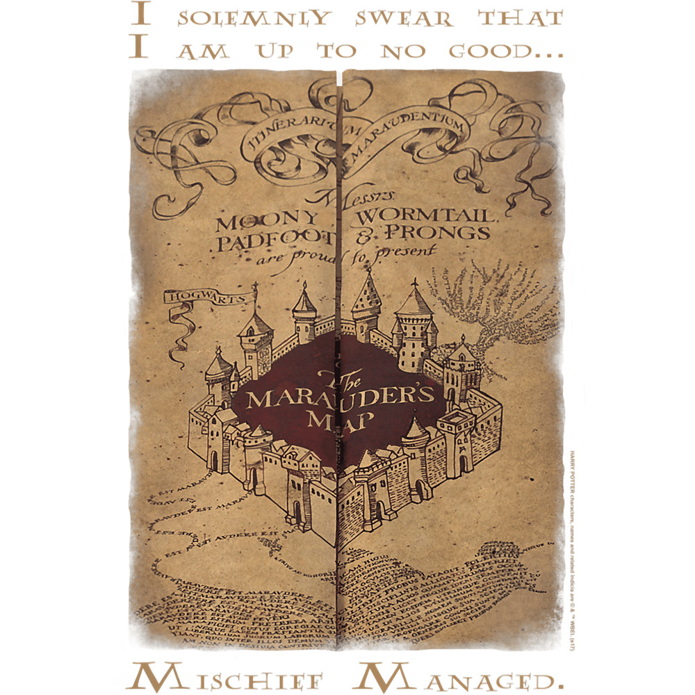 Harry Potter Marauder s Map Words T-Shirt.pngHarry Potter Marauder s Map Words T-Shirt.png