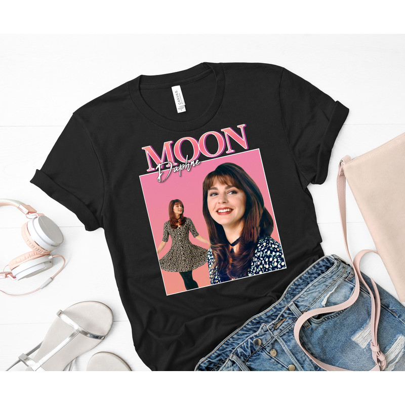 Daphne Moon VintageRetro Design Classic T-Shirt 43_Black_Black.jpg