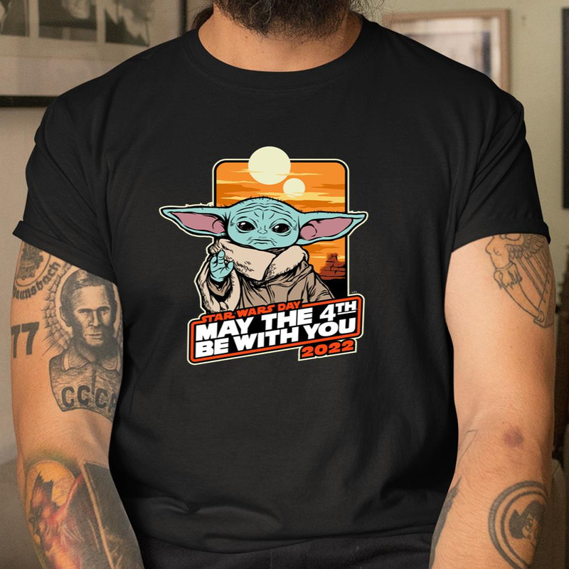 May The 4th Be With You Shirt Star Wars Grogu Shirt Itees Global, Unisex Clothing, Shirt For Men Women, Graphic Design