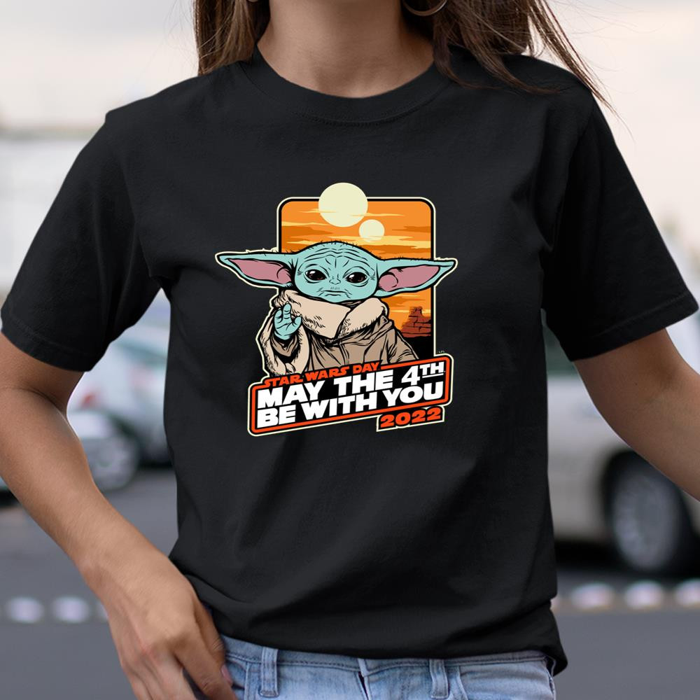 May The 4th Be With You Shirt Star Wars Grogu Shirt Itees Global, Unisex Clothing, Shirt For Men Women, Graphic Design