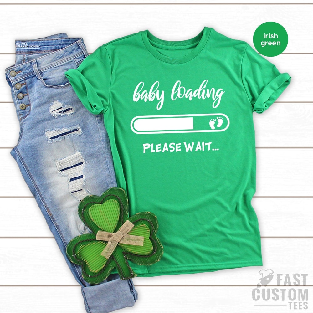 Funny Pregnant Shirt, Baby Loading TShirt, Pregnancy T-Shirt, Gift For New Mom, New Mama Gifts, Mom To Be Shirt, First Mothers Day - 6.jpg