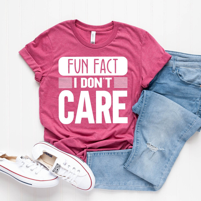 Funny Quotes Shirt, Fun Fact, I Don't Care Shirt, Inspirational Shirt, Funny Mom Shirt, Sarcastic Shirt, Gift for Friend, Shirt With Saying - 7.jpg