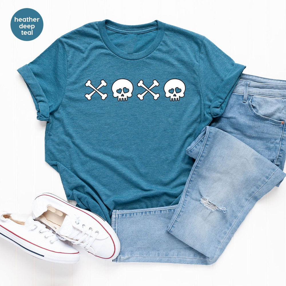 Funny Retro T-Shirt, Funny Skull Crewneck Sweatshirt, Funny Gifts, Graphic Tees, Shirts for Women, Gifts for Her, Gifts for Him - 3.jpg