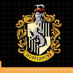 harry potter hufflepuff house crest png, sublimate, digital download