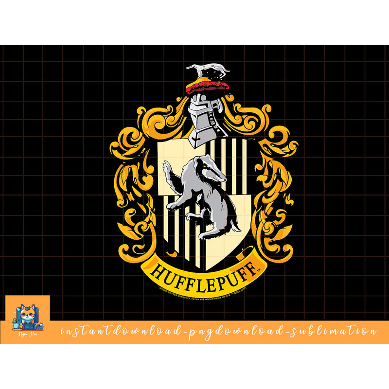 Harry Potter Hufflepuff House Crest png, sublimate, digital download.jpg