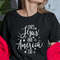 Loves Jesus and America Too T-Shirt 4th of July Christian Shirt Itees Global, Shirt For Men Women, Graphic Design