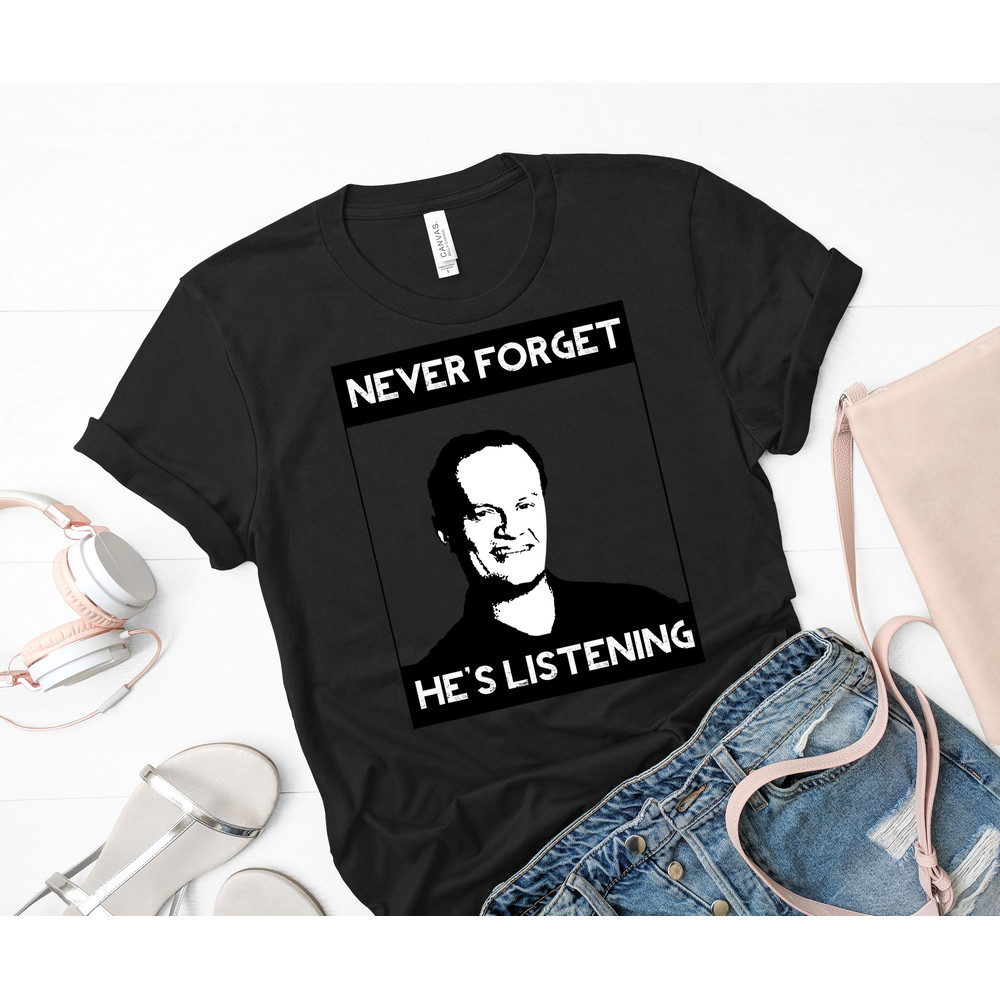 Frasier Crane - He&x27;s Listening Essential T-Shirt 52_Black_Black.jpg