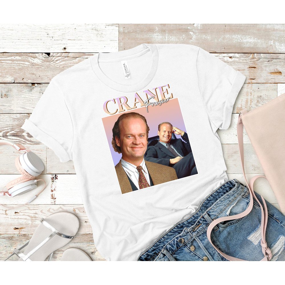 Frasier Crane VintageRetro Design Classic T-Shirt 11_White_White.jpg